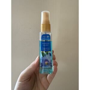 Calgon Morning Glory Fragrance Body Mist Delicate Scent 2 fl oz / 59 mL 3/4 Full